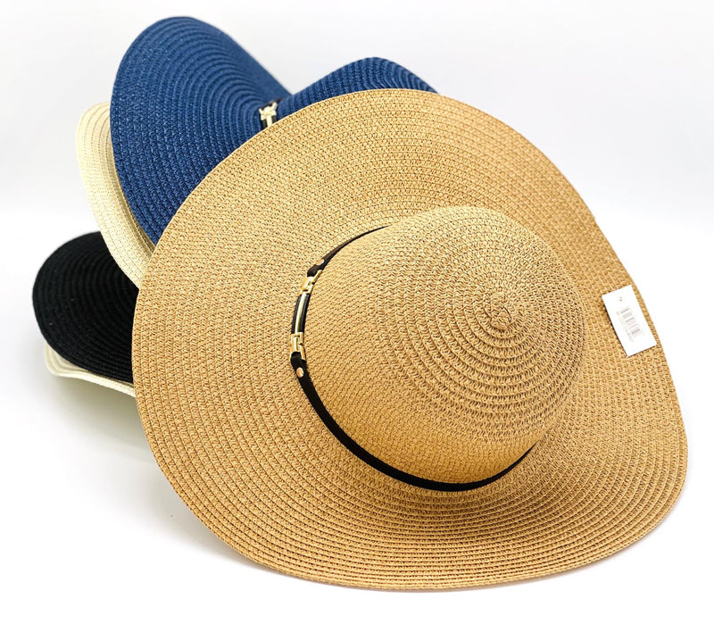 "Belt loop" WIDE BRIM WOMEN'S SUN HAT WHOLESALE